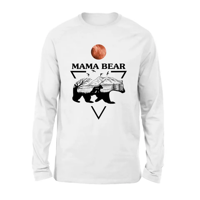 Personalized Mama Bear Shirt/Hoodie - Up to 5 Kids - Mother's Day Gift Idea