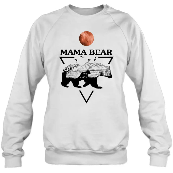 Personalized Mama Bear Shirt/Hoodie - Up to 5 Kids - Mother's Day Gift Idea