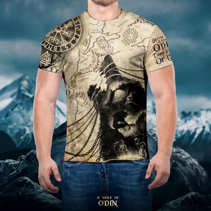 Wolf AOP T-Shirt - Gift Idea for Birthday/Father's Day