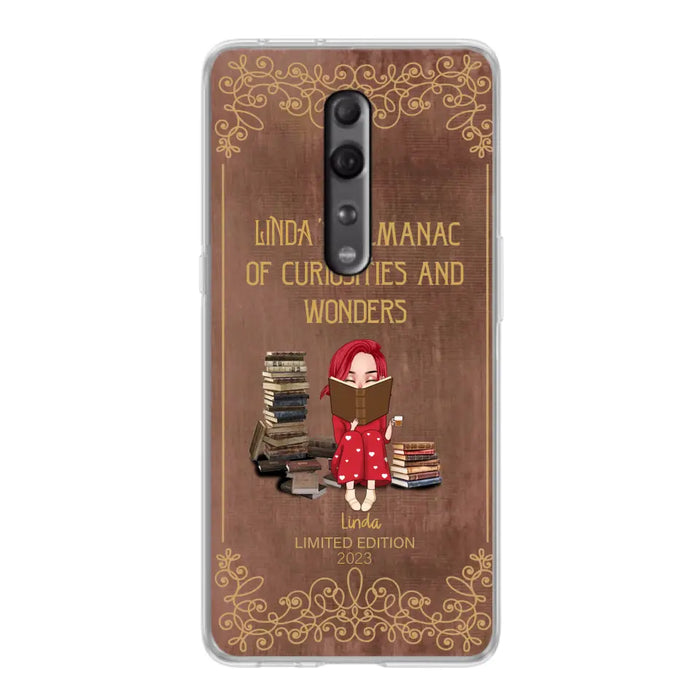 Custom Personalized Reading Girl Phone Case - Gift Idea For Reading Lovers - Almanac Of Curiosities - Cases For Oppo/Xiaomi/Huawei