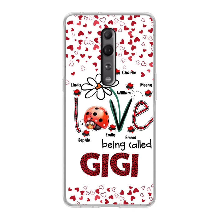 Custom Personalized Grandma Phone Case - Gift Idea For Grandma - Upto 7 Kids - Love Being Called Gigi - Cases For Oppo/Xiaomi/Huawei