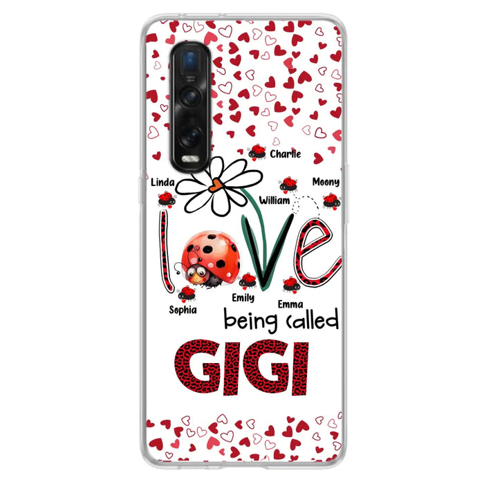 Custom Personalized Grandma Phone Case - Gift Idea For Grandma - Upto 7 Kids - Love Being Called Gigi - Cases For Oppo/Xiaomi/Huawei