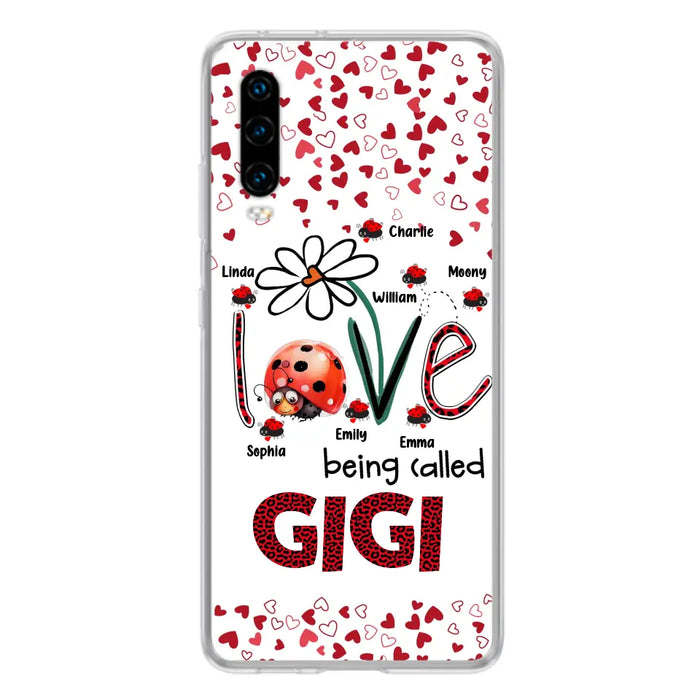 Custom Personalized Grandma Phone Case - Gift Idea For Grandma - Upto 7 Kids - Love Being Called Gigi - Cases For Oppo/Xiaomi/Huawei