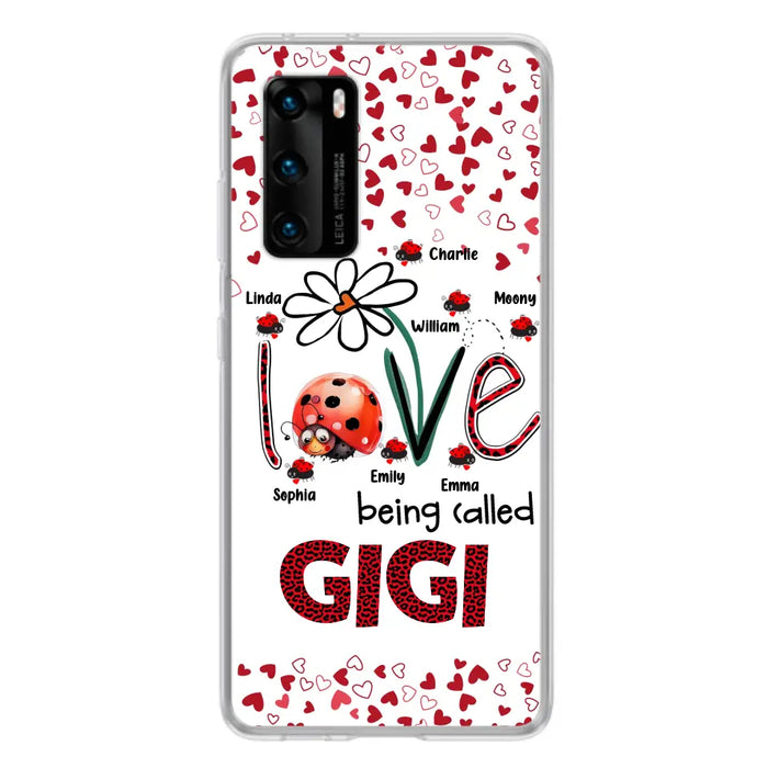 Custom Personalized Grandma Phone Case - Gift Idea For Grandma - Upto 7 Kids - Love Being Called Gigi - Cases For Oppo/Xiaomi/Huawei