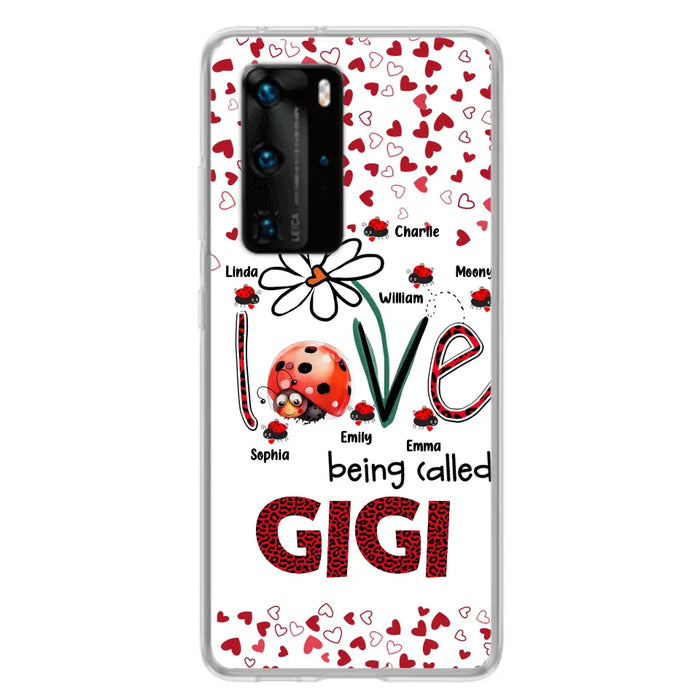 Custom Personalized Grandma Phone Case - Gift Idea For Grandma - Upto 7 Kids - Love Being Called Gigi - Cases For Oppo/Xiaomi/Huawei