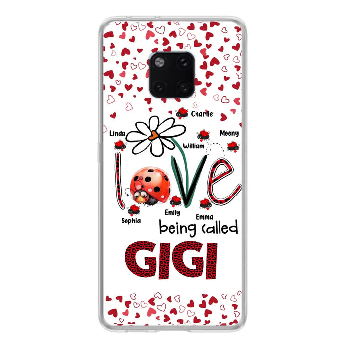 Custom Personalized Grandma Phone Case - Gift Idea For Grandma - Upto 7 Kids - Love Being Called Gigi - Cases For Oppo/Xiaomi/Huawei