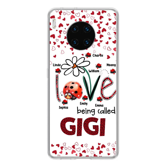 Custom Personalized Grandma Phone Case - Gift Idea For Grandma - Upto 7 Kids - Love Being Called Gigi - Cases For Oppo/Xiaomi/Huawei