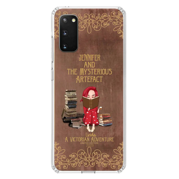 Custom Personalized Reading Girl Phone Case - Gift Idea For Reading Lovers - Mysterious Artefact - Cases For iPhone/Samsung