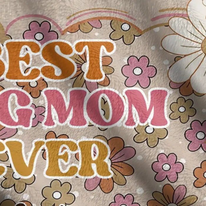 Personalized Dog Mom Fleece Throw/Quilt Blanket - Gift Idea For Dog Lovers/Mother's Day - Up to 6 Dogs - Best Dog Mom Ever