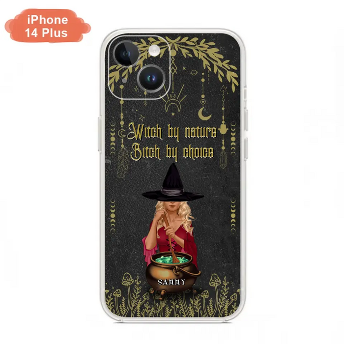 Custom Personalized Witch Phone Case - Gift Idea For Friends/Sisters/Wicca Decor/Pagan Decor - In My Kitchen Filled With Care I Welcome Water Earth Fire Air - Case for iPhone/Samsung