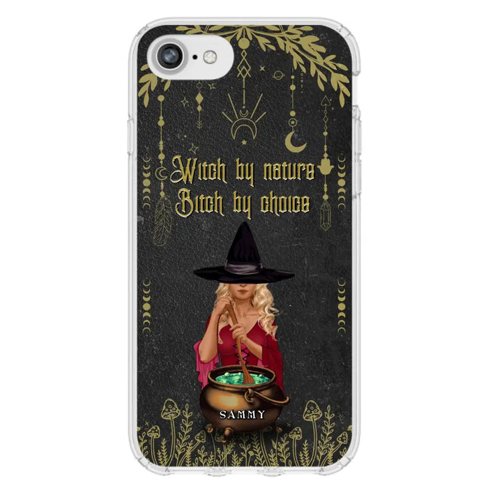 Custom Personalized Witch Phone Case - Gift Idea For Friends/Sisters/Wicca Decor/Pagan Decor - In My Kitchen Filled With Care I Welcome Water Earth Fire Air - Case for iPhone/Samsung