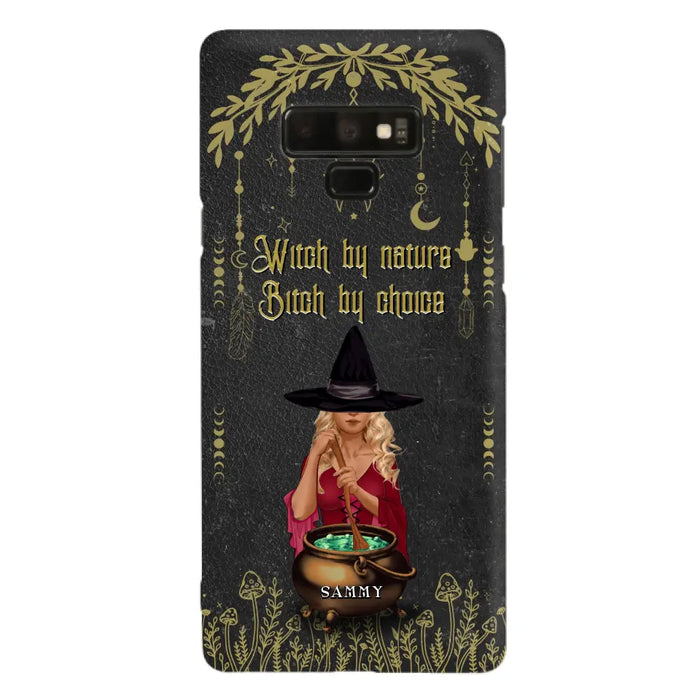 Custom Personalized Witch Phone Case - Gift Idea For Friends/Sisters/Wicca Decor/Pagan Decor - In My Kitchen Filled With Care I Welcome Water Earth Fire Air - Case for iPhone/Samsung