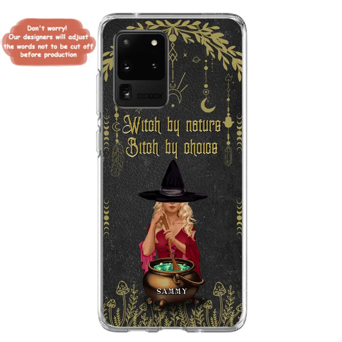 Custom Personalized Witch Phone Case - Gift Idea For Friends/Sisters/Wicca Decor/Pagan Decor - In My Kitchen Filled With Care I Welcome Water Earth Fire Air - Case for iPhone/Samsung