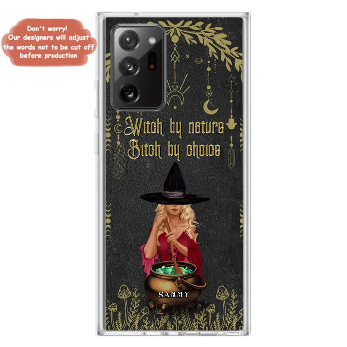 Custom Personalized Witch Phone Case - Gift Idea For Friends/Sisters/Wicca Decor/Pagan Decor - In My Kitchen Filled With Care I Welcome Water Earth Fire Air - Case for iPhone/Samsung