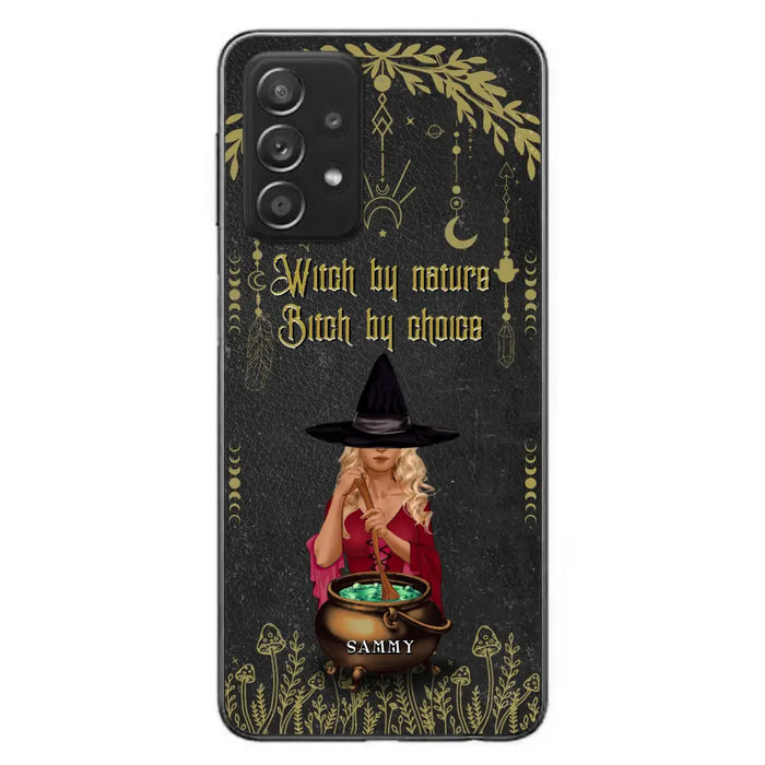 Custom Personalized Witch Phone Case - Gift Idea For Friends/Sisters/Wicca Decor/Pagan Decor - In My Kitchen Filled With Care I Welcome Water Earth Fire Air - Case for iPhone/Samsung