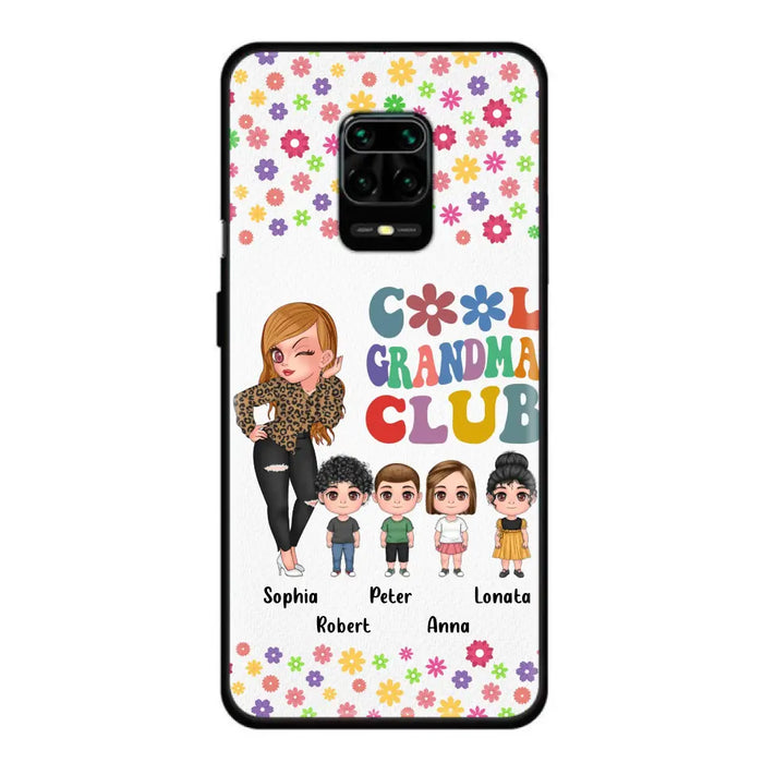 Custom Personalized Cool Grandma Phone Case - Gift Idea For Grandma - Upto 4 Kids - Cases For Oppo/Xiaomi/Huawei