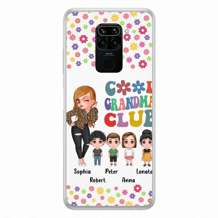 Custom Personalized Cool Grandma Phone Case - Gift Idea For Grandma - Upto 4 Kids - Cases For Oppo/Xiaomi/Huawei