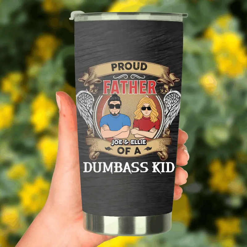 Personalized Dad/Mom And Daughter/Son Tumbler - Gift Idea For Father's Day/Mother's Day From Daughter/Son