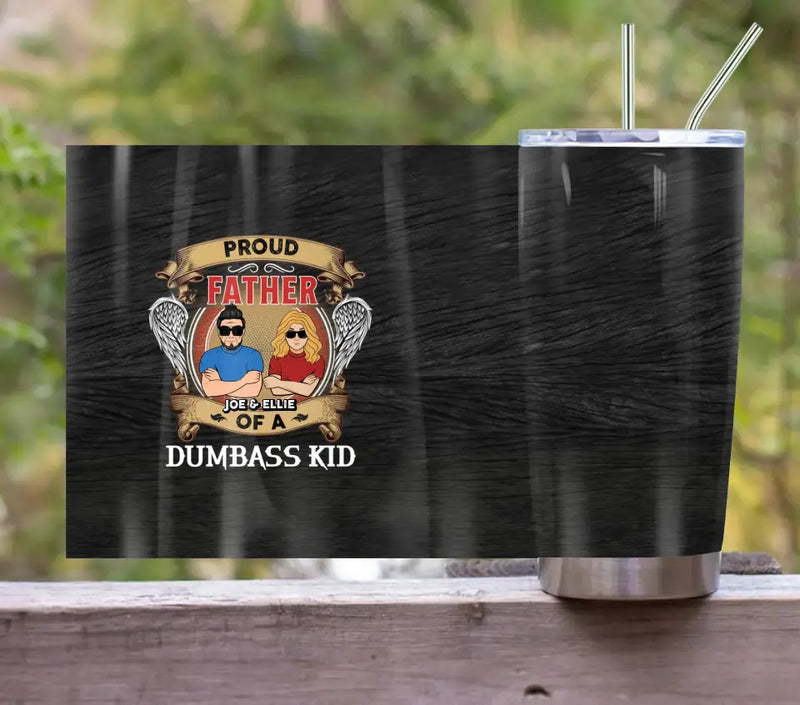 Personalized Dad/Mom And Daughter/Son Tumbler - Gift Idea For Father's Day/Mother's Day From Daughter/Son