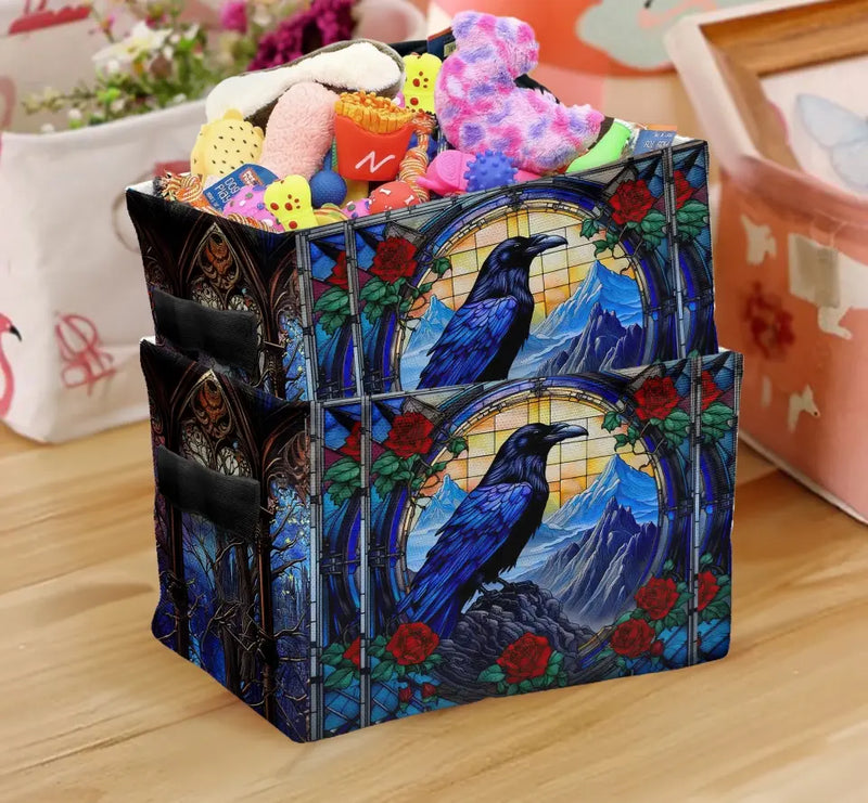 Personalized Gothic Raven Decorative Storage Box - Unique Gothic Home ...