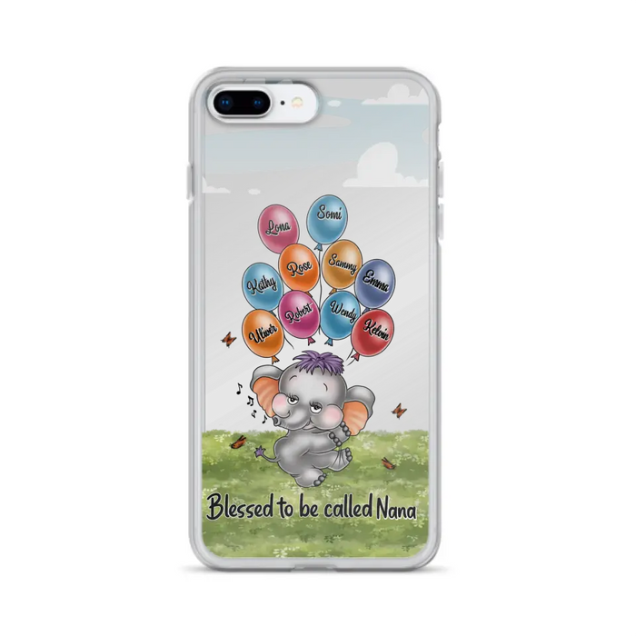 Personalized Grandma Phone Case - Up to 10 Kids - Gift Idea for Grandma/Mother's Day - Blessed To Be Called Nana