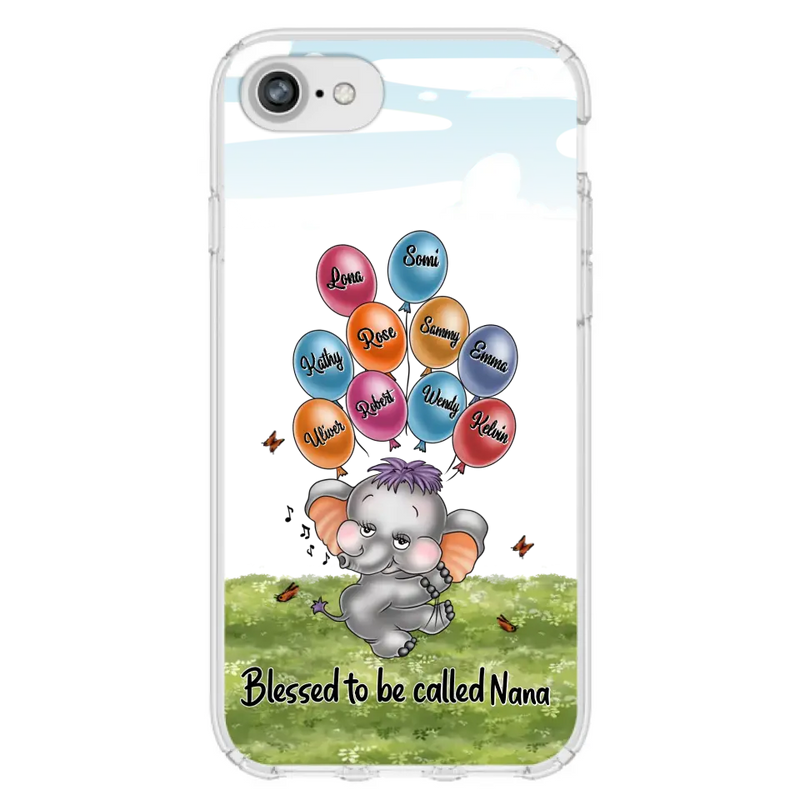 Personalized Grandma Phone Case - Up to 10 Kids - Gift Idea for Grandma/Mother's Day - Blessed To Be Called Nana