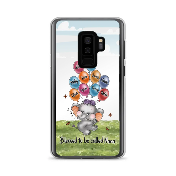 Personalized Grandma Phone Case - Up to 10 Kids - Gift Idea for Grandma/Mother's Day - Blessed To Be Called Nana