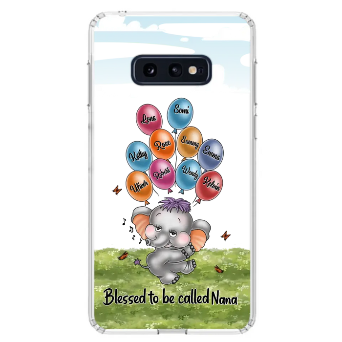 Personalized Grandma Phone Case - Up to 10 Kids - Gift Idea for Grandma/Mother's Day - Blessed To Be Called Nana