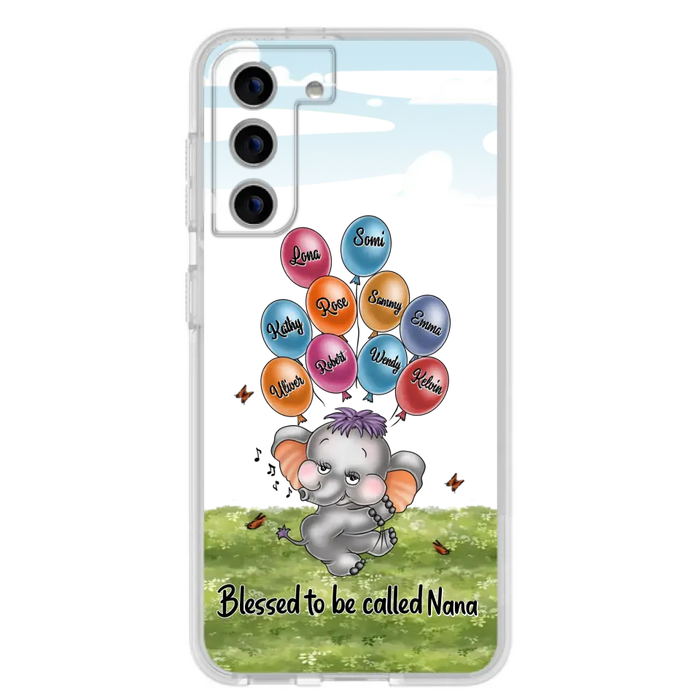 Personalized Grandma Phone Case - Up to 10 Kids - Gift Idea for Grandma/Mother's Day - Blessed To Be Called Nana