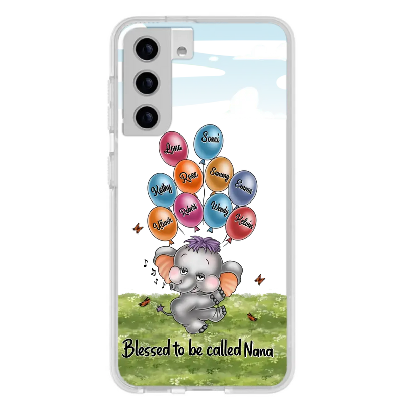 Personalized Grandma Phone Case - Up to 10 Kids - Gift Idea for Grandma/Mother's Day - Blessed To Be Called Nana