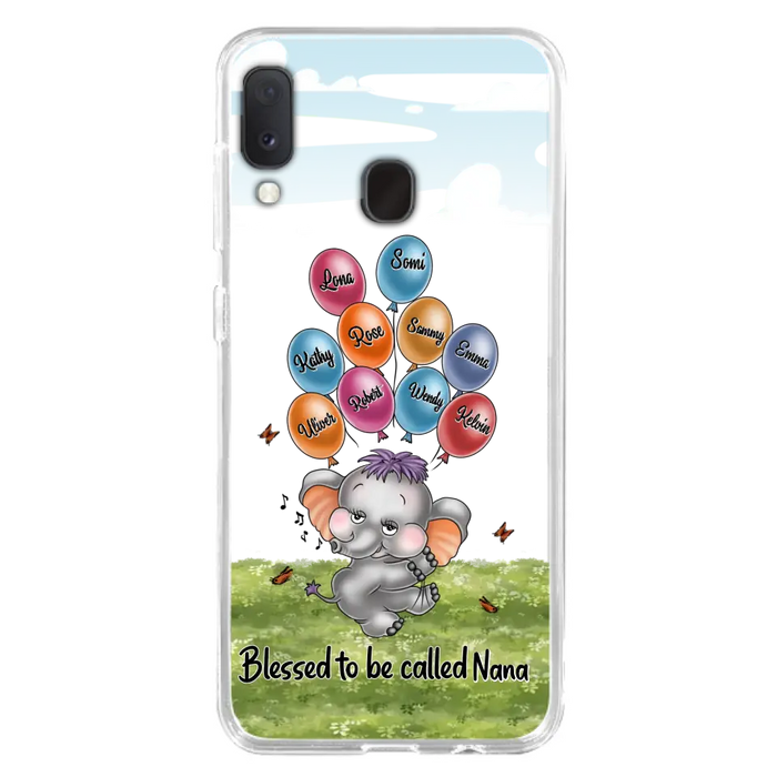 Personalized Grandma Phone Case - Up to 10 Kids - Gift Idea for Grandma/Mother's Day - Blessed To Be Called Nana