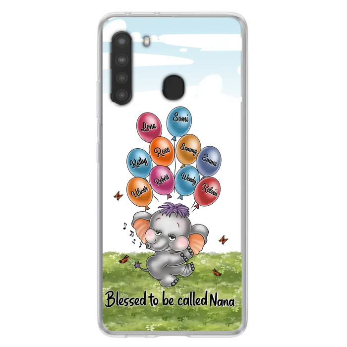 Personalized Grandma Phone Case - Up to 10 Kids - Gift Idea for Grandma/Mother's Day - Blessed To Be Called Nana
