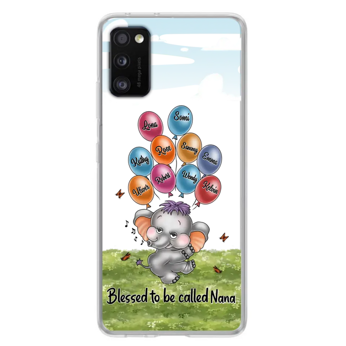 Personalized Grandma Phone Case - Up to 10 Kids - Gift Idea for Grandma/Mother's Day - Blessed To Be Called Nana