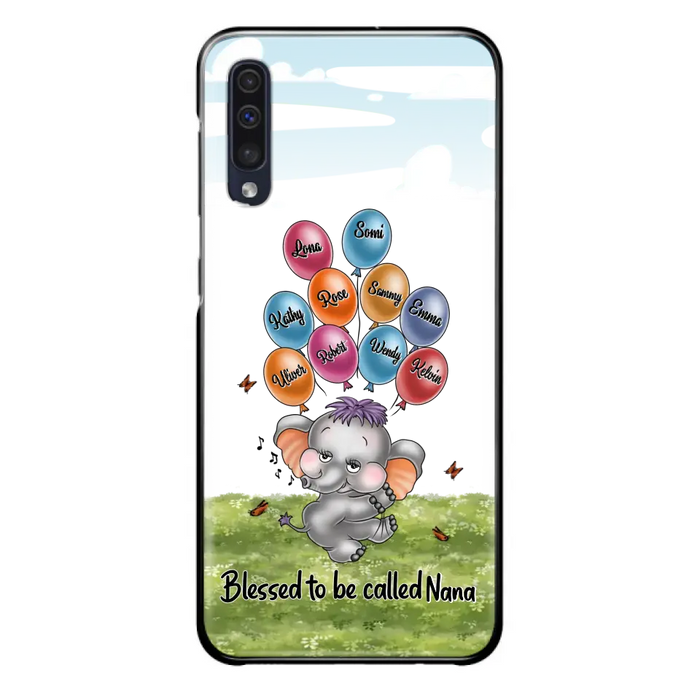 Personalized Grandma Phone Case - Upto 10 Kids - Gift Idea for Grandma/Mother's Day - Blessed To Be Called Nana