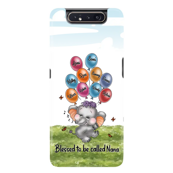 Personalized Grandma Phone Case - Up to 10 Kids - Gift Idea for Grandma/Mother's Day - Blessed To Be Called Nana