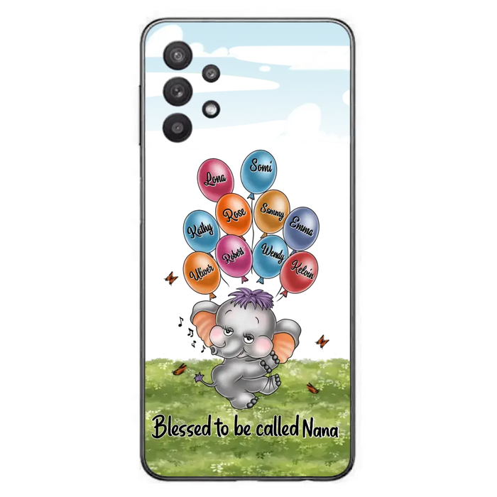 Personalized Grandma Phone Case - Up to 10 Kids - Gift Idea for Grandma/Mother's Day - Blessed To Be Called Nana