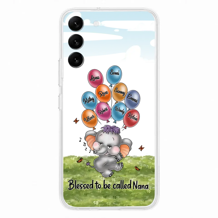 Personalized Grandma Phone Case - Up to 10 Kids - Gift Idea for Grandma/Mother's Day - Blessed To Be Called Nana