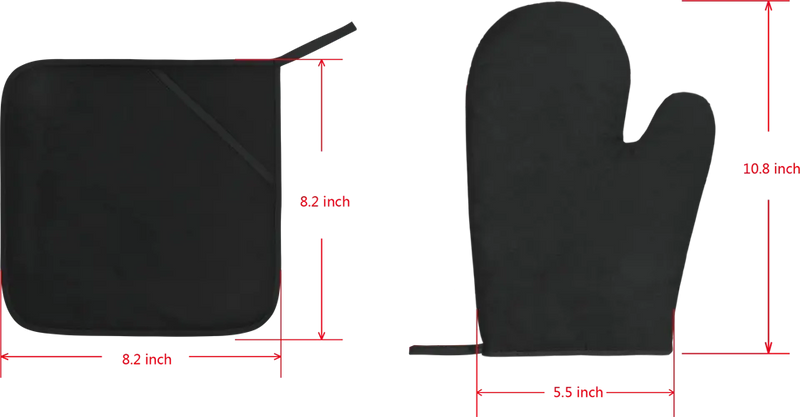 Personalized Witch Heat Resistant Oven Mitts With Pot Holders - Up to 4 Cats/Dogs - Gift Idea for Mother's Day/Dog/Cat Lovers - Witch By Birth