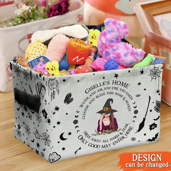 Personalized Witch Storage Box - Mother's Day Gift Idea - Smoke Of Air And Water & Fire & Earth Cleanse