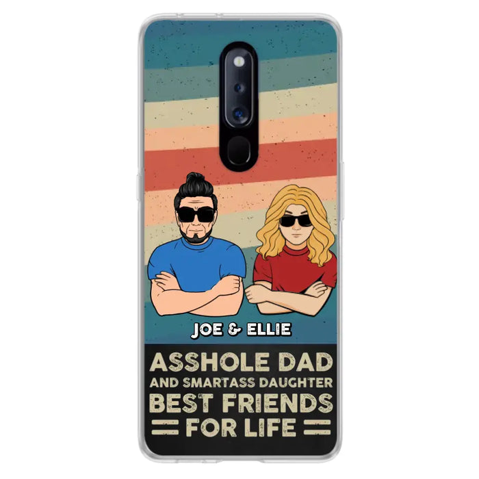 Personalized Dad/Mom And Daughter/Son Phone Case - Gift Idea For Father's Day/Mother's Day From Daughter/Son - Asshole Dad - Cases For Oppo/Xiaomi/Huawei