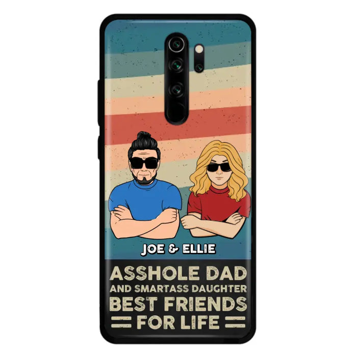 Personalized Dad/Mom And Daughter/Son Phone Case - Gift Idea For Father's Day/Mother's Day From Daughter/Son - Asshole Dad - Cases For Oppo/Xiaomi/Huawei