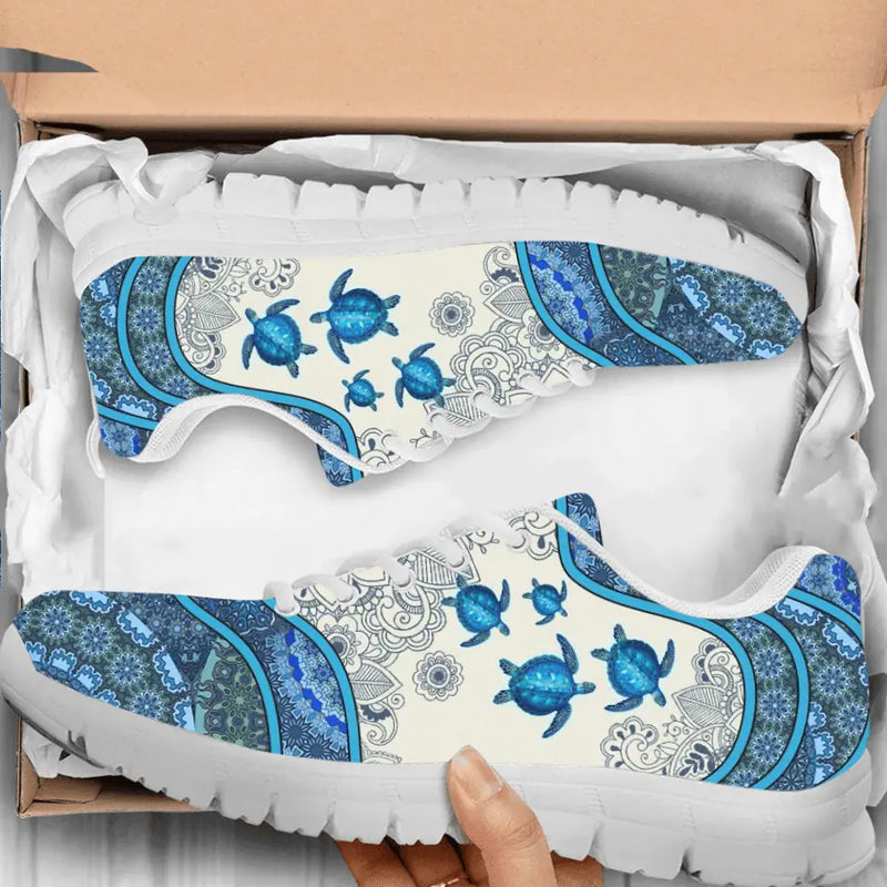 Personalized Turtle Sneakers - Gift Idea For Turtle Lover