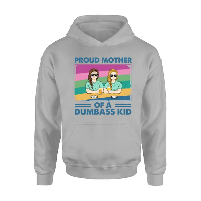 Custom Personalized Proud Mother Shirt/Hoodie - Upto 4 Kids - Mother's Day Gift For Grandma/Mom -  Proud Mother Of A Few Kids