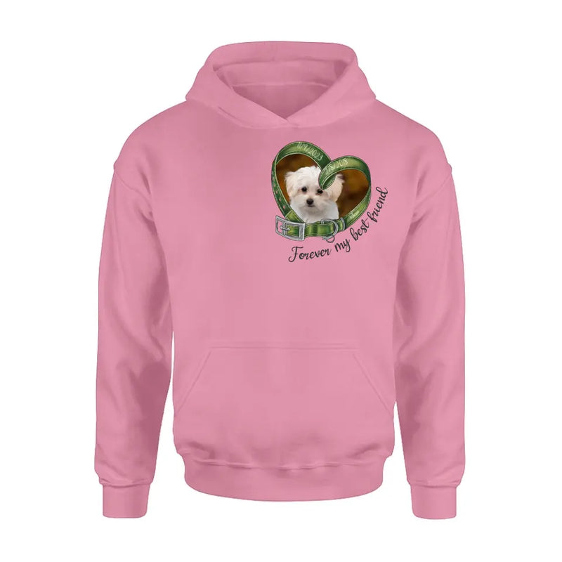 Personalized Memorial Dog Photo Shirt/Hoodie - Memorial Gift Idea For Dog Owners - Forever My Best Friend