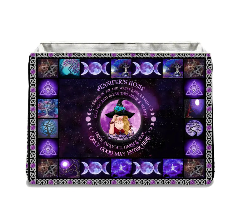 Personalized Witch Storage Box - Mother's Day Gift Idea - Smoke Of Air And Water & Fire & Earth Cleanse