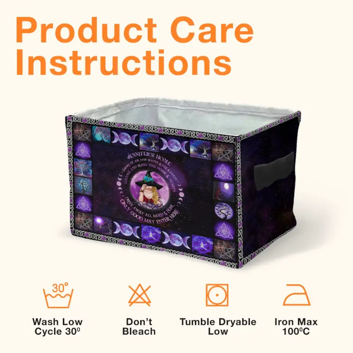 Personalized Witch Storage Box - Mother's Day Gift Idea - Smoke Of Air And Water & Fire & Earth Cleanse