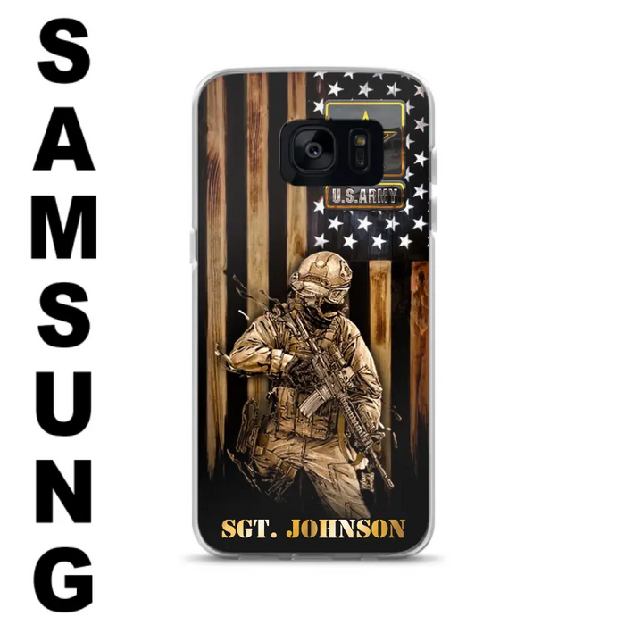 Custom Personalized Veteran Phone Case - Gift Idea For Veteran/ Soldier - Case For iPhone And Samsung