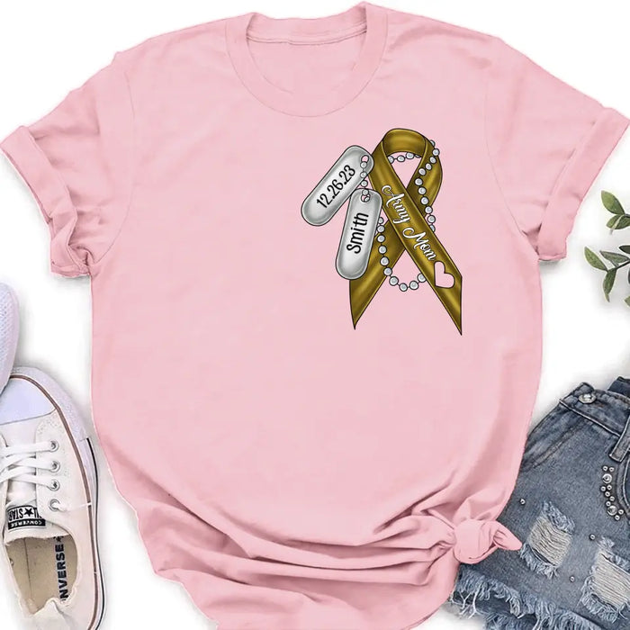 Custom Personalized Army Mom Shirt/ Hoodie - Mother's Day Gift Idea