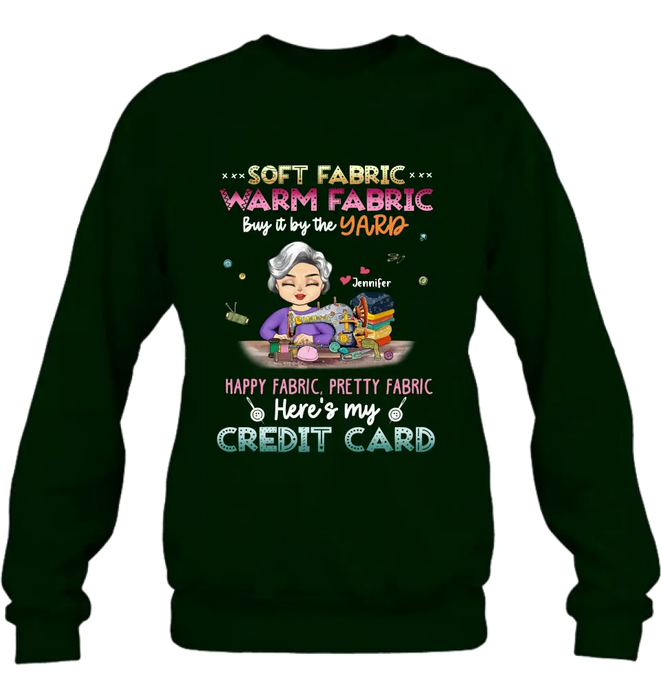 Personalized Sewing Shirt/Hoodie - Mother's Day Gift Idea for Mom/Grandma - Soft Fabric Warm Fabric Buy It By The Yard