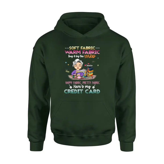 Personalized Sewing Shirt/Hoodie - Mother's Day Gift Idea for Mom/Grandma - Soft Fabric Warm Fabric Buy It By The Yard